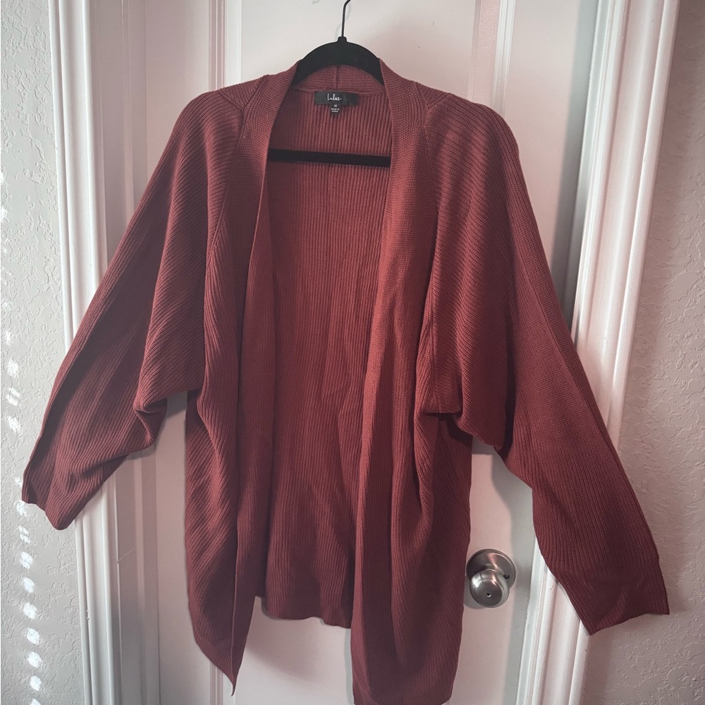 Lulu's Brown Knit Cardigan Sweater